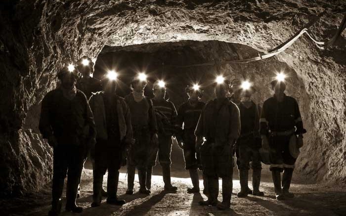 Miners underground at  Great Panther Silver's  Guanajuato mine complex in Mexico. Source:  Great Panther Silver