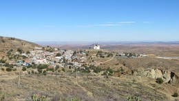 The San Acacio silver vein (lower right) runs southeast of the town of Veta Grande for 5.6 km in Mexico's Zacatecas state. Source: Defiance Silver