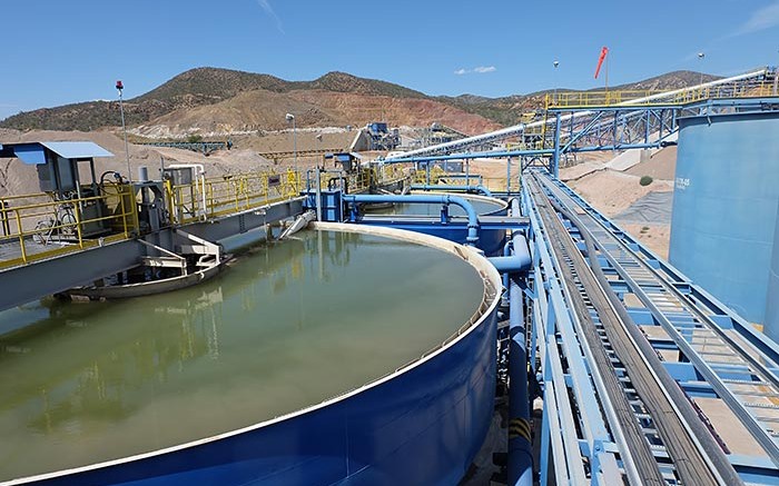 Processing facilities at SilverCrest Mines' Santa Elena silver-gold mine in Sonora, Mexico. Source: SilverCrest Mines