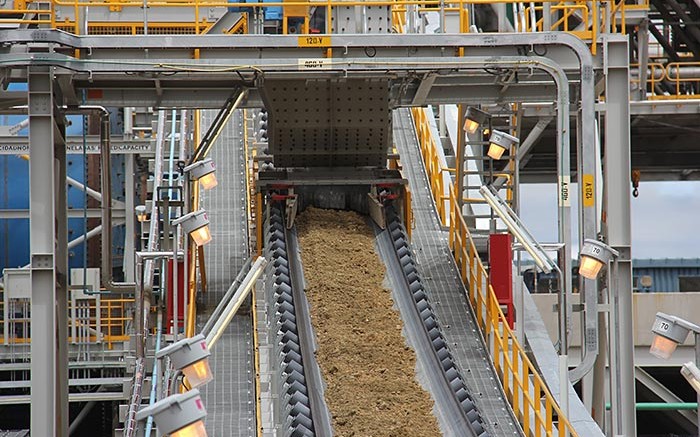 Crushed ore moves on conveyors to be processed in the mill at Hudbay Minerals' Constancia copper-moly-silver mine in Peru, one of Silver Wheaton's silver streams. Source: Hudbay Minerals