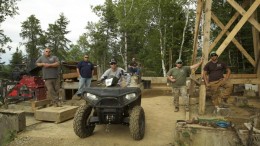 The Shotgun Exploration crew at the Straw Lake Beach gold mine in northwestern Ontario - the setting for mining reality TV show Fool's Gold. Source: Discovery