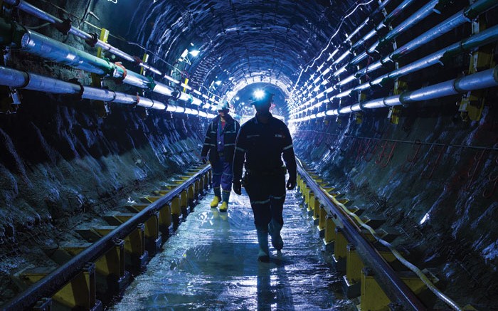 Workers at Cameco's Cigar Lake uranium mine in Saskatchewan. Credit: Cameco