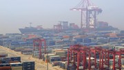The Yangshan deepwater port in Hangzhou Bay, south of Shanghai. Credit: Jacus