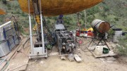 A driller at Almaden Minerals’ Ixtaca gold-silver project in Mexico. Analyst Brent Cook commended the firm for its disclosures about the project. Credit: Almaden Minerals