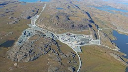 The Doris camp at TMAC Resources’ Hope Bay gold project in Nunavut, 125 km southwest of Cambridge Bay.  Credit: TMAC Resources