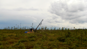 A drill site in the Bug Lake zone at Balmoral Resources’ Martiniere gold property in Quebec’s Abitibi greenstone belt. Credit: Balmoral Resources