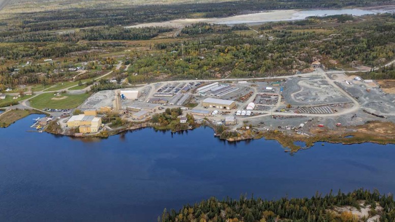 Klondex Mines’ True North gold mine near Bisset, Manitoba, which has been on care and maintenance since 2015. Credit: Klondex Mines.