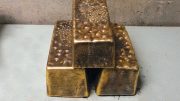 Gold produced at McEwen Mining’s El Gallo gold-silver mine in Mexico. Credit: McEwen Mining.