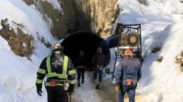 First Cobalt and US Cobalt personnel on a site visit to the Iron Creek cobalt property in central Idaho. Credit: First Cobalt.