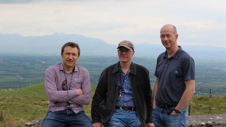 Group Eleven Resources’ management, from left: Bart Jaworski, CEO; John Barry, vice-president of exploration strategy; and David Furlong, COO. Credit: Group Eleven Resources.