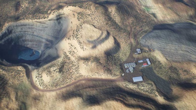 A rendering of the planned Fenix project at McEwen Mining’s El Gallo gold-silver mine. Credit: McEwen Mining.