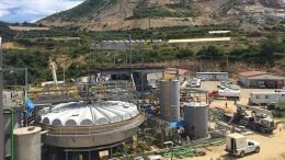 A rope conveyor, which takes ore from El Limon down a 400-metre drop to the stockpile dome at Torex Gold Resources’ El Limon-Guajes gold mine Mexico’s Guerrero state. Photo by Gabriela Sanchez.