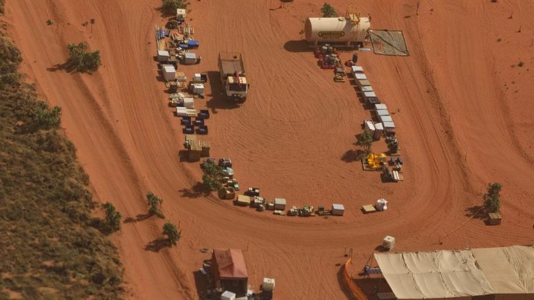 Rio Tinto's camp in the Paterson province of Western Australia's eastern Pilbara region. Credit: The Australian.