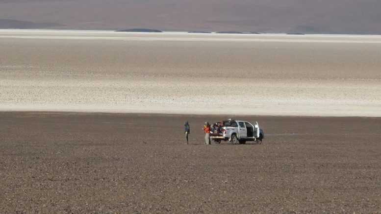 Workers at International Lithium's Mariana project in Argentina. Credit: International Lithium.