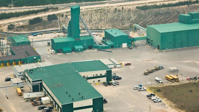 Cameco’s McArthur River uranium mine in Saskatchewan, as seen in 2014. Credit: Cameco.