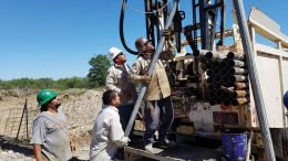 Drillers at Uranium Energy’s Burke Hollow uranium property in Texas. Credit: Uranium Energy.
