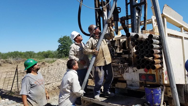 Drillers at Uranium Energy’s Burke Hollow uranium property in Texas. Credit: Uranium Energy.