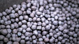 Iron ore pellets. Credit: Siemens.