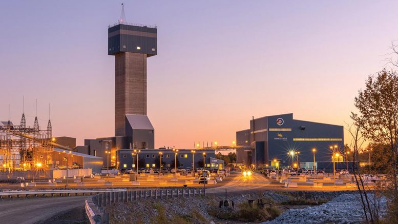 Agnico Eagle Mines’ Goldex gold mine in the Abitibi region of northwestern Quebec. Credit: Agnico Eagle Mines.