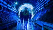 Workers underground at Cameco’s 50%- owned Cigar Lake uranium mine in Saskatchewan. Credit: Cameco