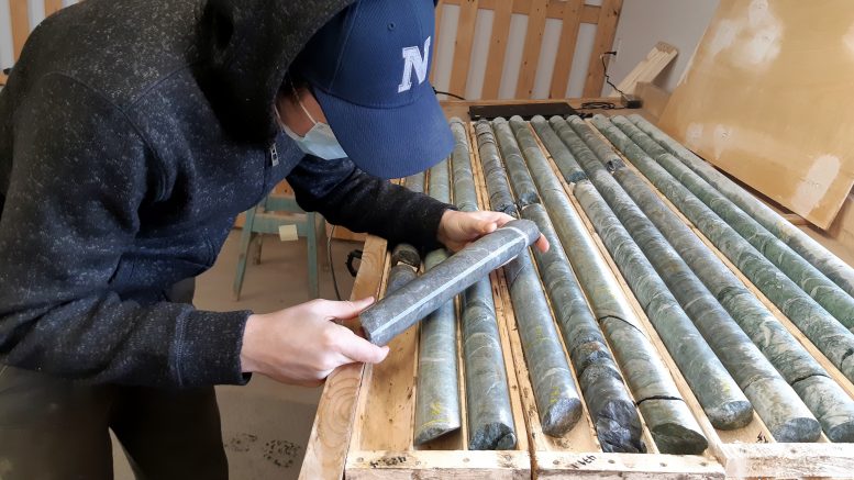 Mayfair Gold Fenn-Gib core sample