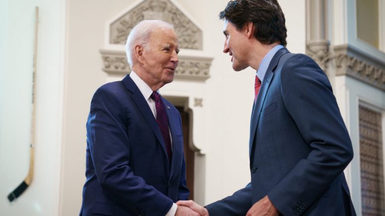 Joe Biden and Justin Trudeau