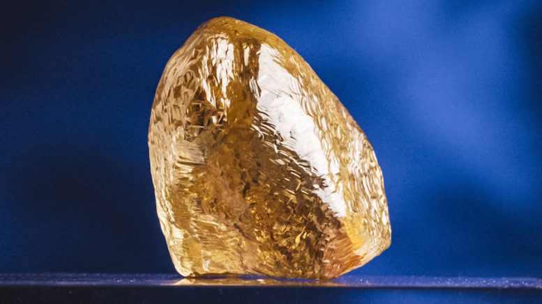 Rare yellow diamond found at Rio Tinto’s Diavik mine