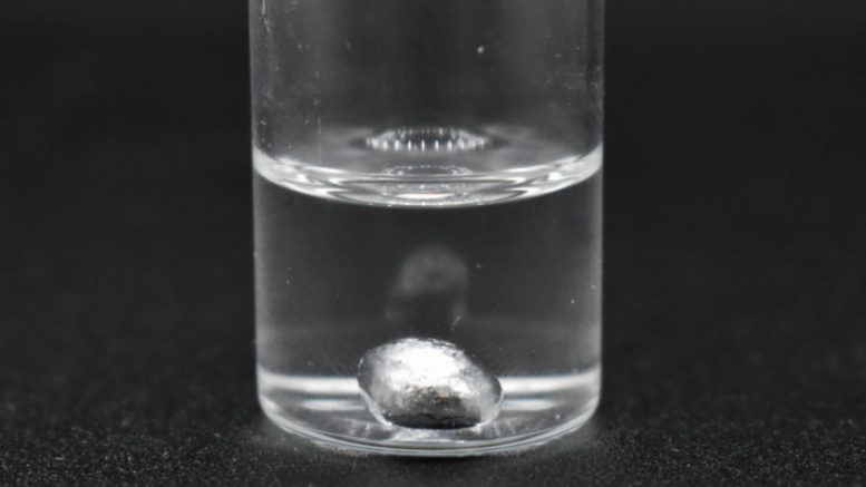 Extracted gallium from Rio Tinto’s alumina refining process.