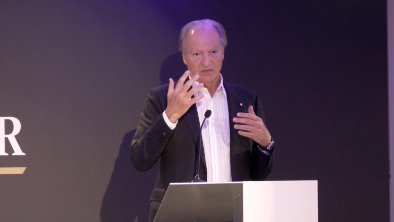 London Symposium Video: Franco-Nevada’s Lassonde wins lifetime achievement award