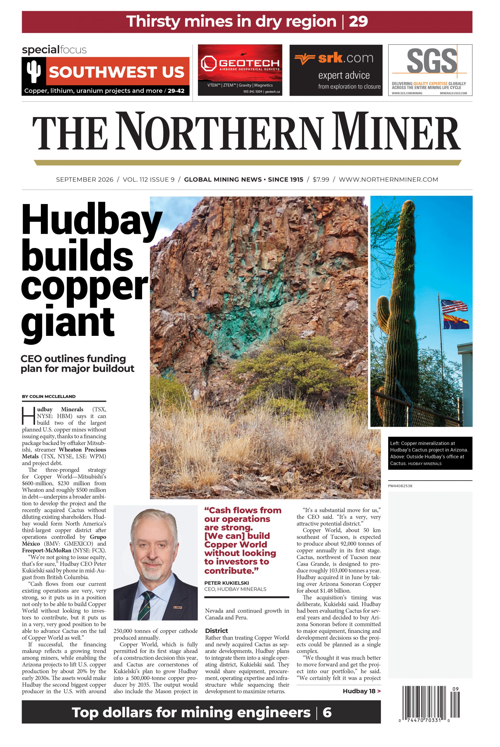 The Northern Miner September 2026 Vol 112 Issue 9